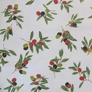 Stof látka oliva vícebarevná šíře 140 cm