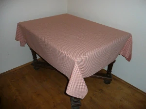 Veronika ubrus obdélníkový 140 x 120 cm kanafas oranžový 