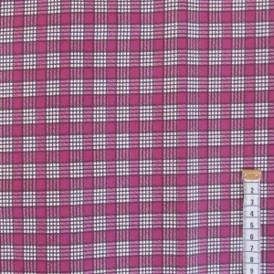 Oasa látka vínová kostka  šíře 140 cm