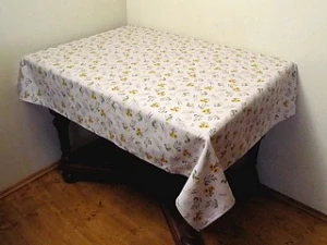 Veronika ubrus obdélníkový 140 x 120 cm Provence slunečnice citron