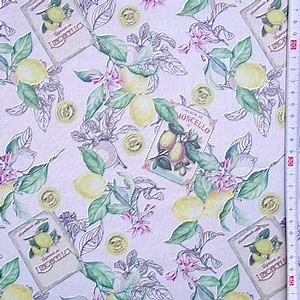 Loneta látka limoncello šíře 150 cm