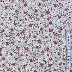 Stof látka růžička popínavá šíře 140 cm