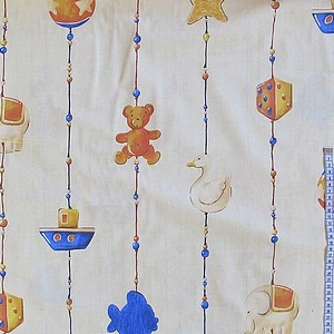 Stof látka dětská zvířátka a lodě šíře 160 cm