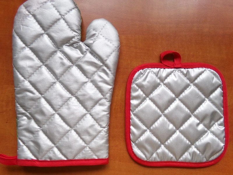 Veronika chňapka s podložkou jablko s teflonem